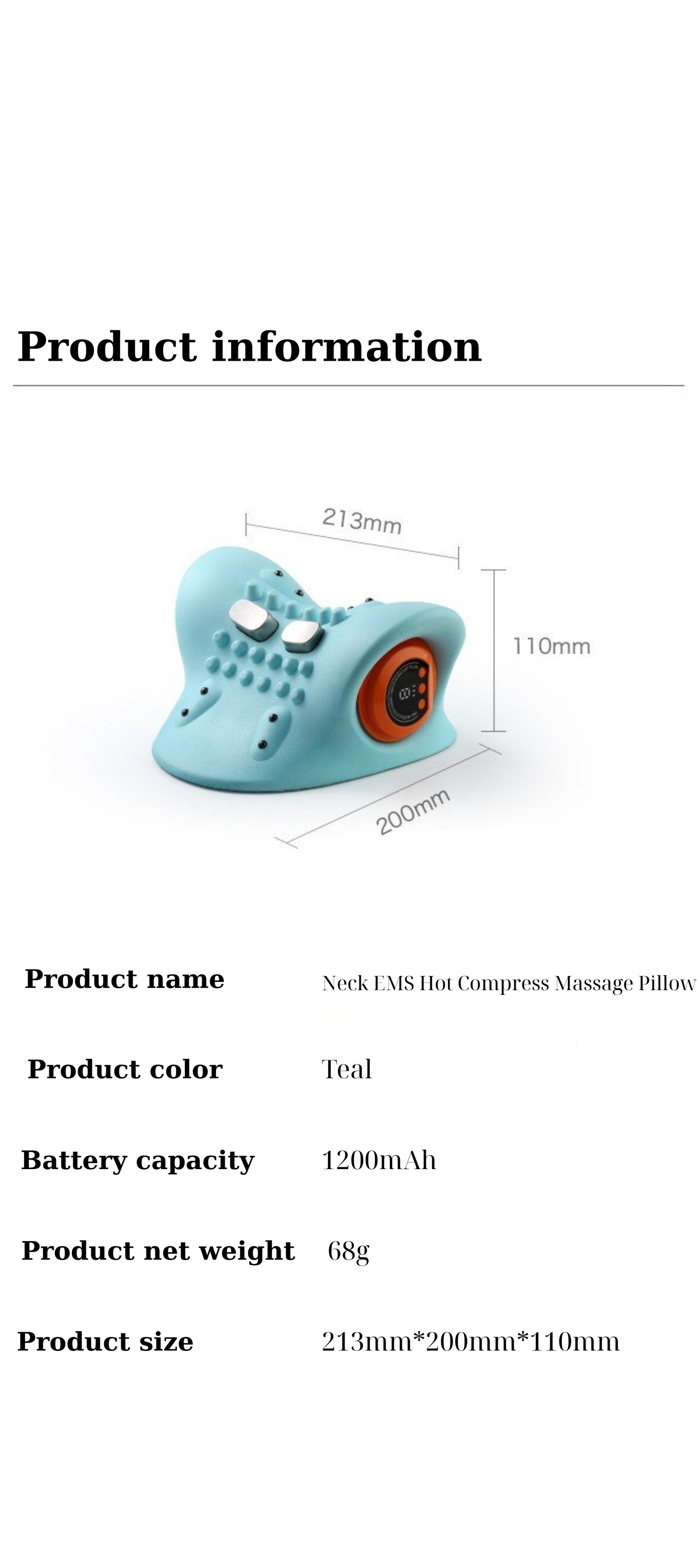 WhollyHealthy™ Portable Electric 3-in-1 Massager